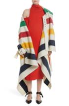 Women's Monse Hudson's Bay Blanket Coat, Size - Ivory