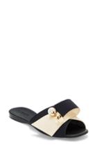 Women's Mercedes Castillo Keria Embellished Slide Sandal M - Black