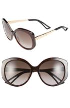 Women's Dior Extase 1 58mm Sunglasses - Olive/ Rose Gold