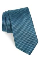 Men's Nordstrom Men's Shop Lairson Micro Silk Tie, Size - Green