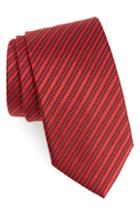 Men's Salvatore Ferragamo Abbe Archival Jacquard Silk Tie, Size - Red