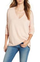 Women's Leith V-neck Sweater - Pink
