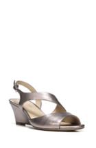 Women's Naturalizer Tonya Wedge Sandal .5 M - Metallic