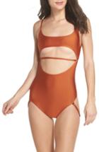 Women's Chromat Strata One-piece Swimsuit - Orange