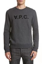 Men's A.p.c. Logo Sweatshirt - Black