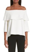 Women's Stella Mccartney Off The Shoulder Top Us / 36 It - Ivory