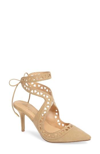 Women's Daya By Zendaya Sutter Lace-up Pump M - Beige