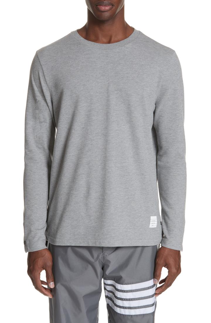 Men's Thom Browne Relaxed Fit Long Sleeve T-shirt