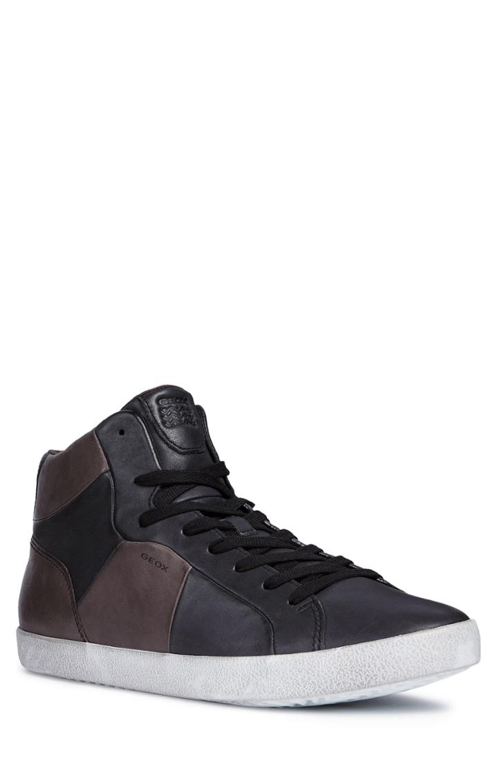 Men's Geox Smart 84 High Top Sneaker Us / 40eu - Black