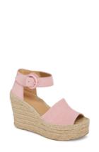 Women's Marc Fisher Ltd Alida Espadrille Platform Wedge .5 M - Pink