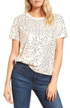 Women's J.crew Metallic Sequin Tee, Size - Pink