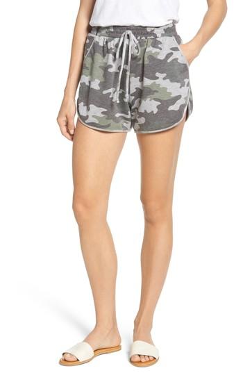 Women's Caslon Camo Knit Shorts - Green