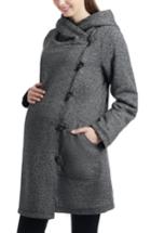 Women's Kimi And Kai Amy Hooded Maternity Sweatshirt Jacket - Grey