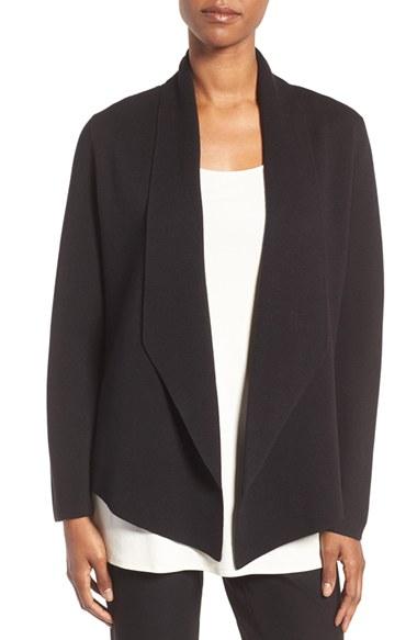 Women's Eileen Fisher Silk & Organic Cotton Sweater Jacket
