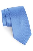Men's Nordstrom Men's Shop Micro Pin Dot Silk Tie, Size - Blue