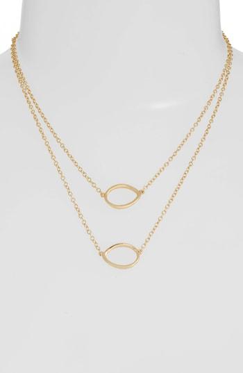 Women's Halogen Dual Strand Pendant Necklace