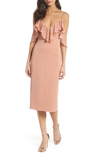 Women's La Maison Talulah Charm Cold Shoulder Sheath Dress - Pink