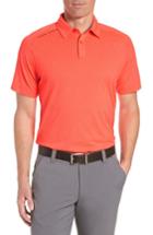 Men's Under Armour Threadborne Outer Glow Fit Polo Shirt, Size Medium - Blue