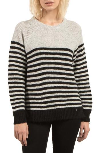 Women's Volcom Cold Daze Stripe Sweater - Ivory