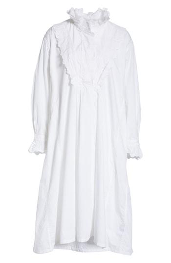 Women's Isabel Marant Etoile Molan Poplin Shirtdress Us / 36 Fr - White