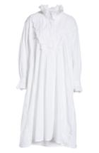 Women's Isabel Marant Etoile Molan Poplin Shirtdress Us / 36 Fr - White