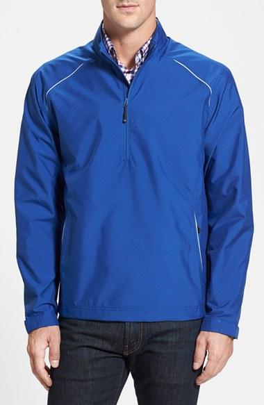 Men's Cutter & Buck 'beacon' Weathertec Wind & Water Resistant Jacket - Blue