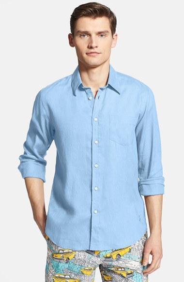Men's Vilebrequin 'caroubier' Linen Shirt