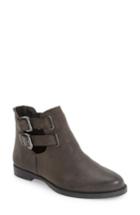 Women's Bella Vita 'ramona' Double Buckle Bootie .5 W - Grey