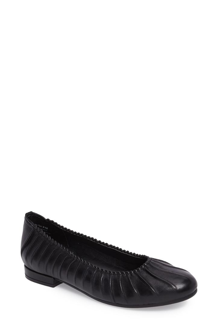 Women's David Tate Santo Flat .5 W - Black