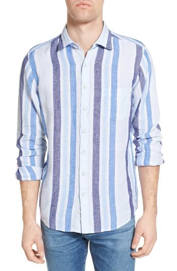 Men's Rodd & Gunn Glenavy Stripe Linen Sport Shirt