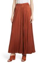 Women's Elizabeth And James Noble Pleated Wide Leg Pants - Red