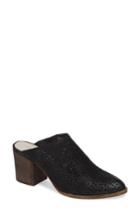 Women's Caslon Perforated Mule M - Black