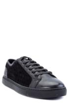 Men's Zanzara Player Woven Low Top Sneaker M - Black