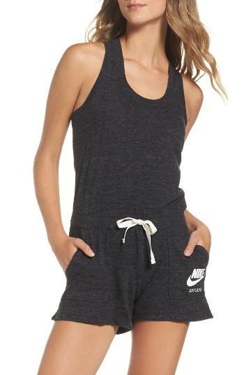 Women's Nike Sportswear Gym Vintage Romper - Black