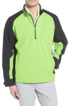 Men's Cutter & Buck 'summit' Weathertec Wind & Water Resistant Half Zip Jacket - Green