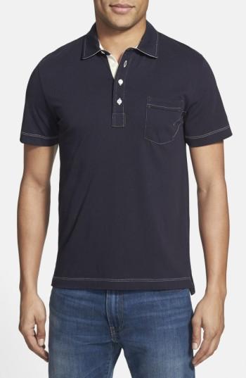 Men's Billy Reid Pensacola Slim Fit Polo - Blue