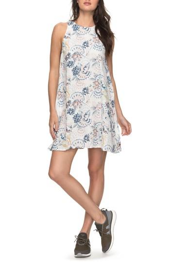 Women's Roxy Sweet Seas Trapeze Dress - White