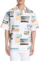 Men's Calvin Klein 205w39nyc Print Sport Shirt - White