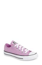 Women's Converse Chuck Taylor All Star Woven Ox Sneaker .5 M - Purple