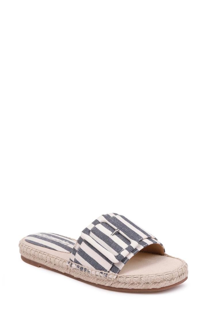 Women's Splendid Simpson Espadrille Slide Sandal M - Blue