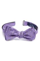 Men's The Tie Bar Reed's Bees Silk Bow Tie, Size - Purple