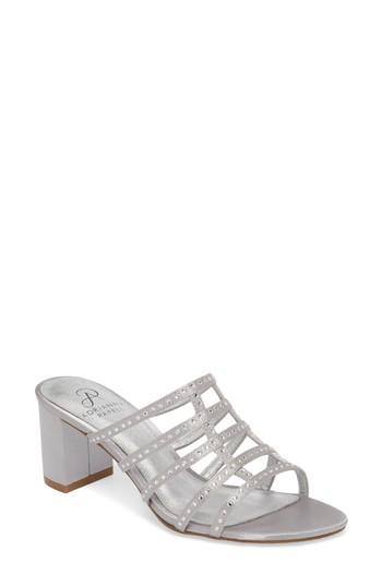 Women's Adrianna Papell Apollo Block Heel Sandal M - Metallic