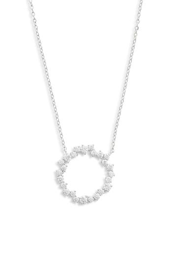 Women's Nordstrom Pave Open Starburst Pendant Necklace
