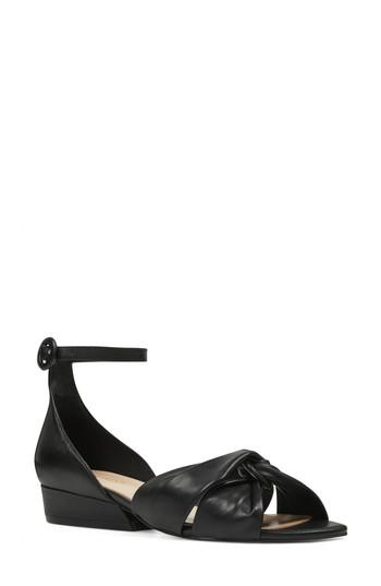Women's Nine West Lumsi Ankle Strap Sandal M - Black