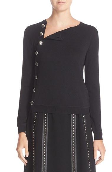 Women's Altuzarra Minamoto Button Merino Wool Sweater
