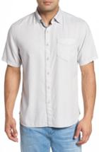 Men's Tommy Bahama Dobby Dylan Sport Shirt, Size - Grey