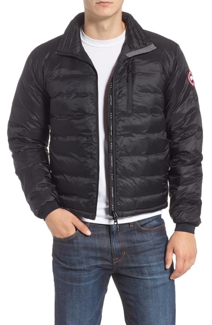 Men's Canada Goose Lodge Fusion Fit Packable Windproof 750 Down Fill Jacket - Black