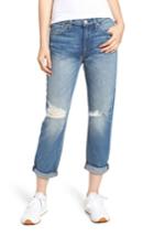 Women's Hudson Jeans Jessi Ripped Crop Boyfriend Jeans - Blue