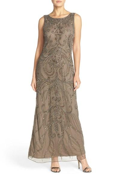 Women's Pisarro Nights Scoop Back Embellished Gown