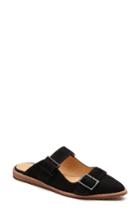 Women's Bill Blass Sharie Buckle Pointy Toe Mule .5 M - Black